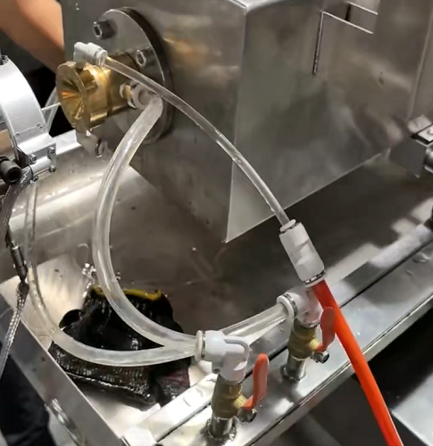不锈钢真空水槽试机